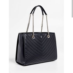 Kate Spade ‘Amelia’ Large Black Leather Tote